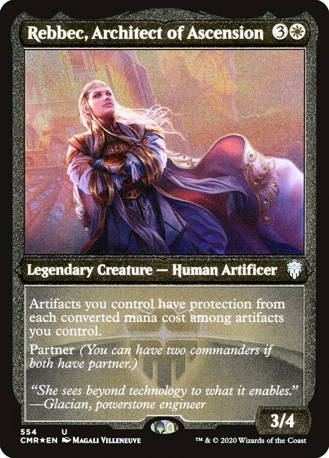 Rebbec, Architect of Ascension (Etched) [Commander Legends] | Lots Moore NSW