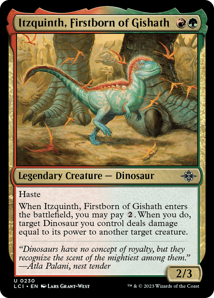 Itzquinth, Firstborn of Gishath [The Lost Caverns of Ixalan] | Lots Moore NSW