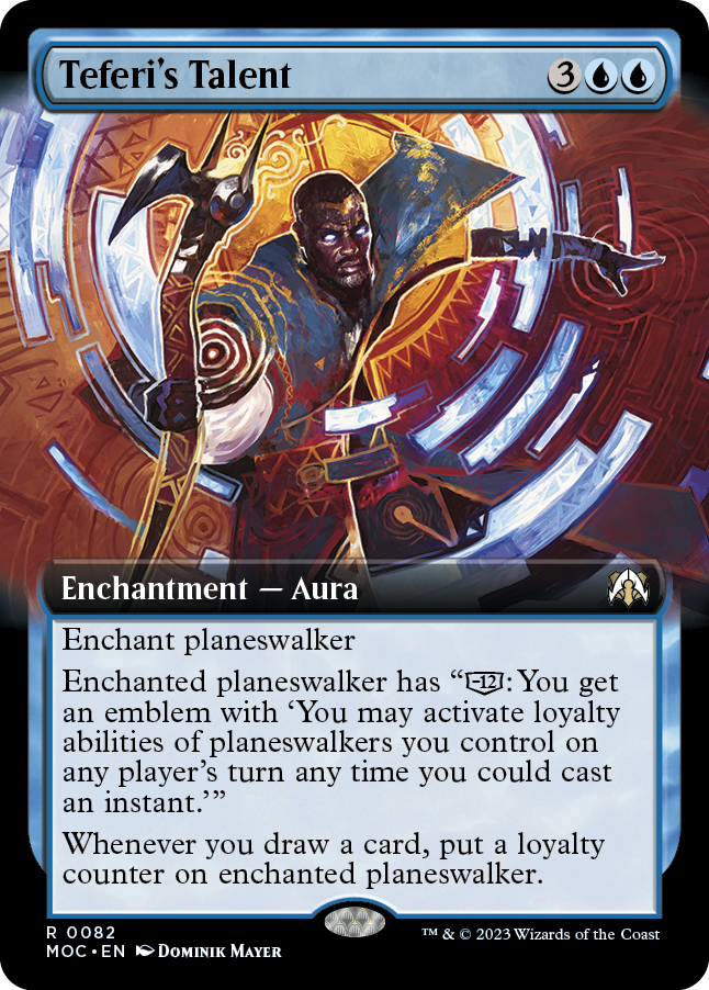 Teferi's Talent (Extended Art) [March of the Machine Commander] | Lots Moore NSW