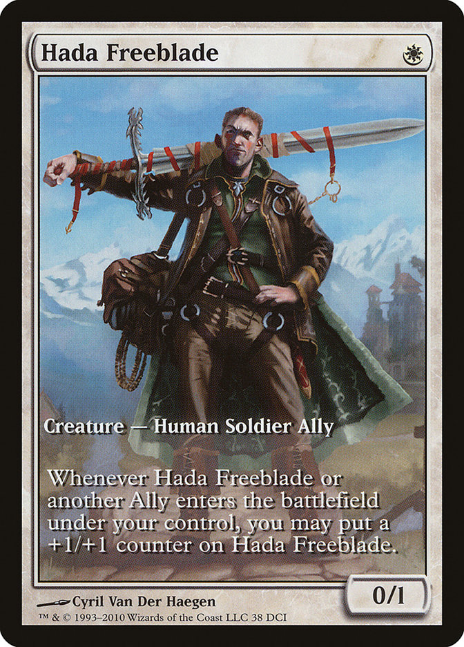 Hada Freeblade (Extended Art) [Worldwake Promos] | Lots Moore NSW