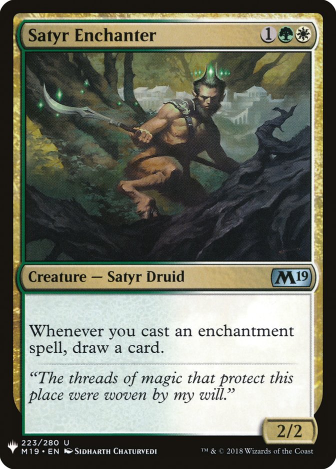 Satyr Enchanter [Mystery Booster] | Lots Moore NSW