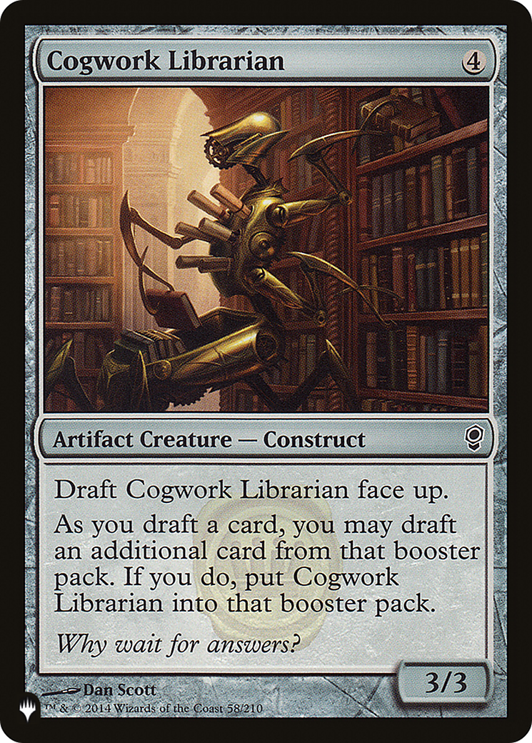 Cogwork Librarian [The List Reprints] | Lots Moore NSW