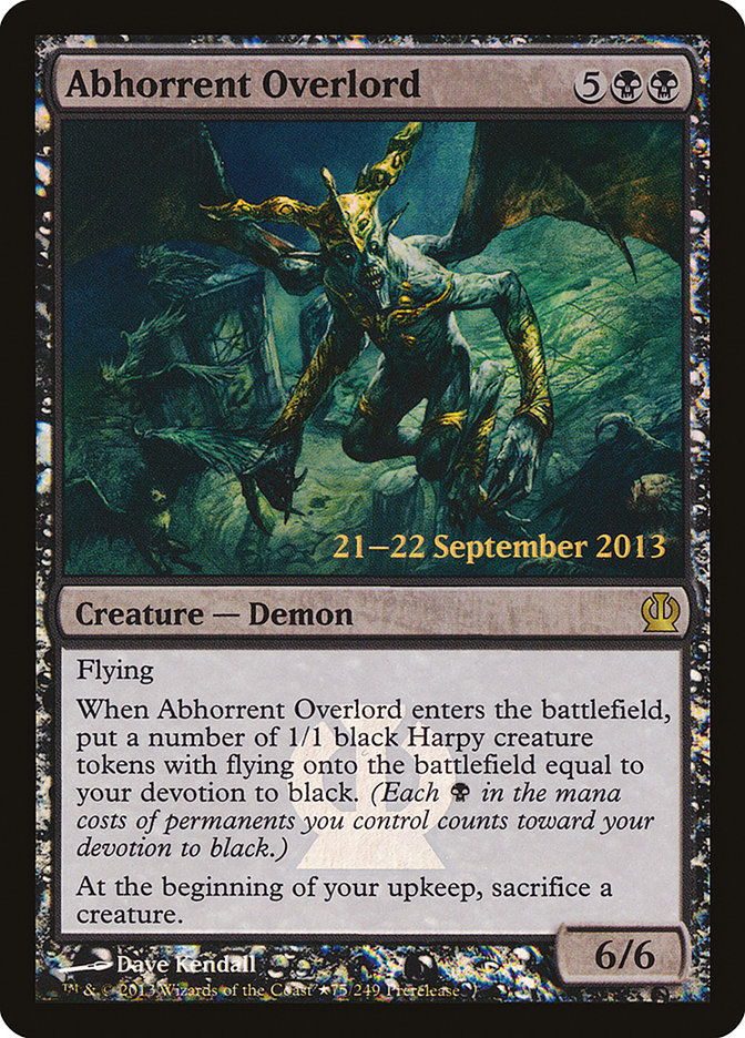 Abhorrent Overlord [Theros Prerelease Promos] | Lots Moore NSW