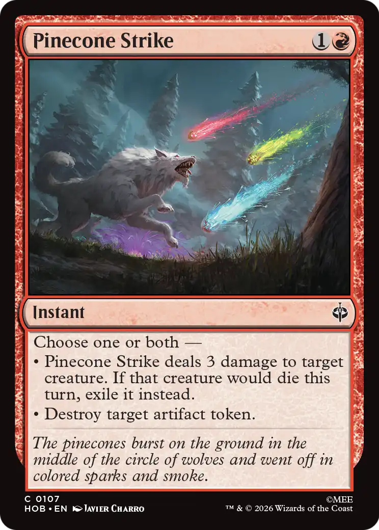 Pinecone Strike [The Hobbit] | Lots Moore NSW
