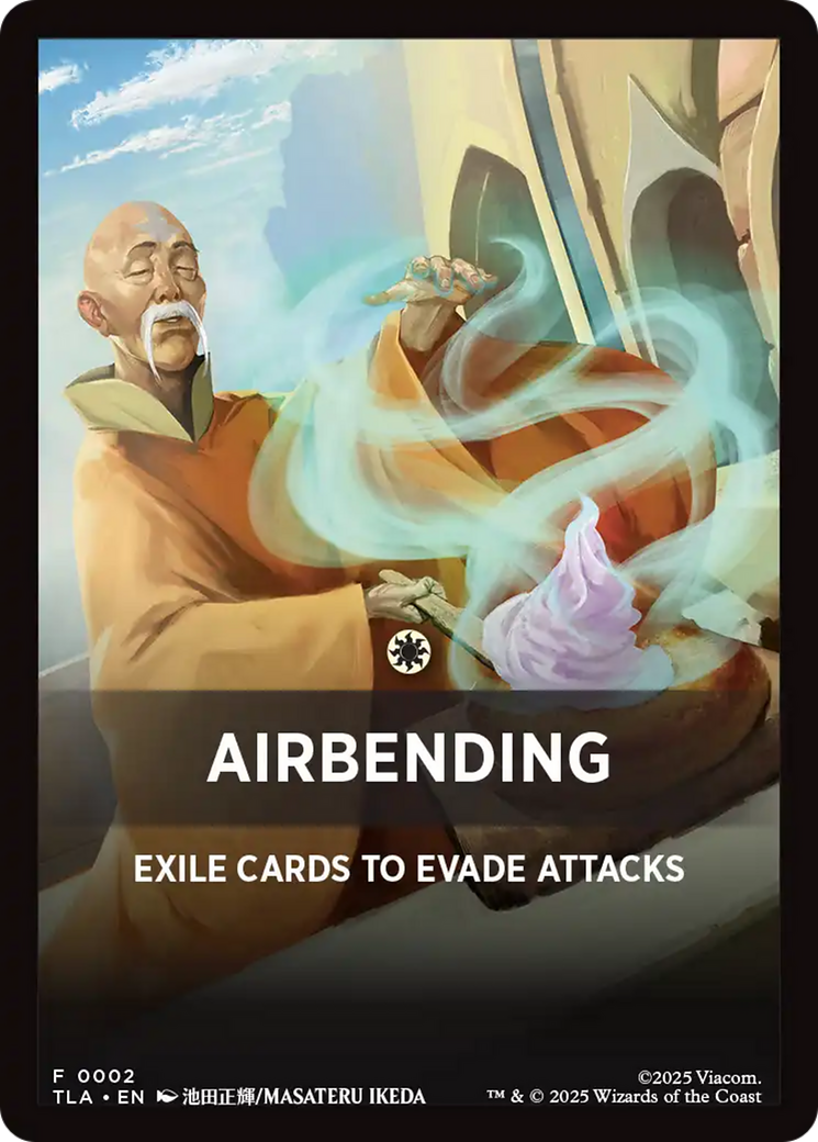 Airbending Theme Card [Avatar: The Last Airbender Tokens] | Lots Moore NSW