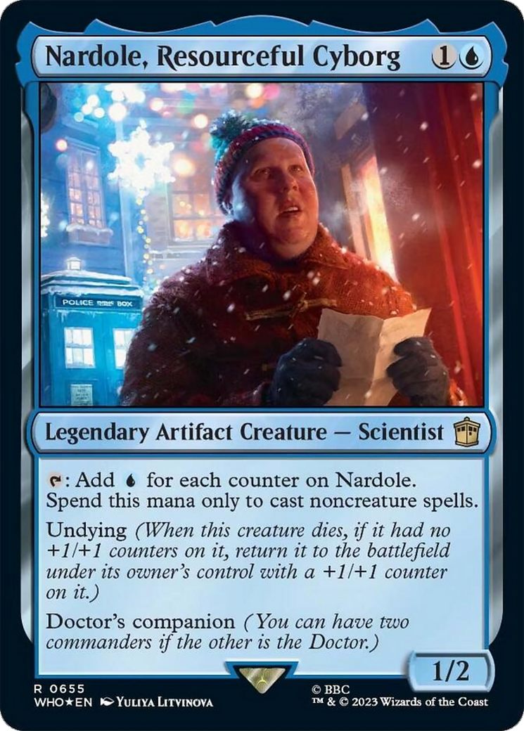 Nardole, Resourceful Cyborg (Surge Foil) [Doctor Who] | Lots Moore NSW