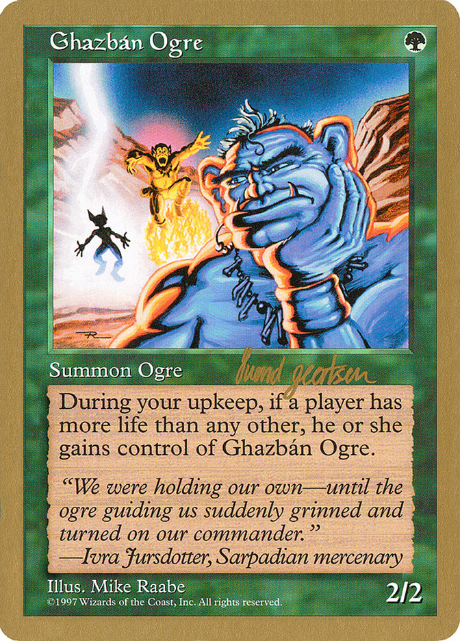 Ghazban Ogre (Svend Geertsen) [World Championship Decks 1997] | Lots Moore NSW