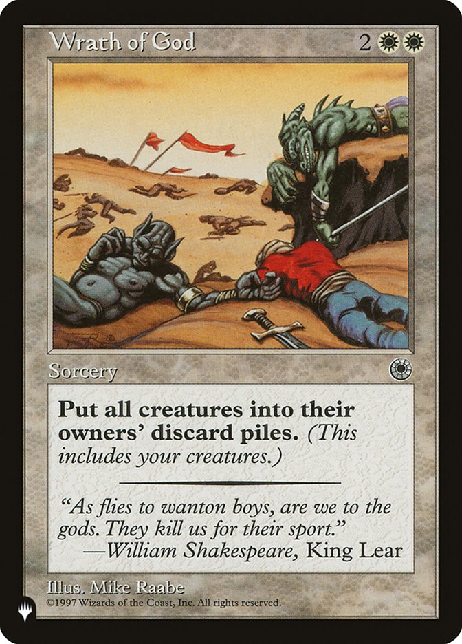 Wrath of God [The List] | Lots Moore NSW