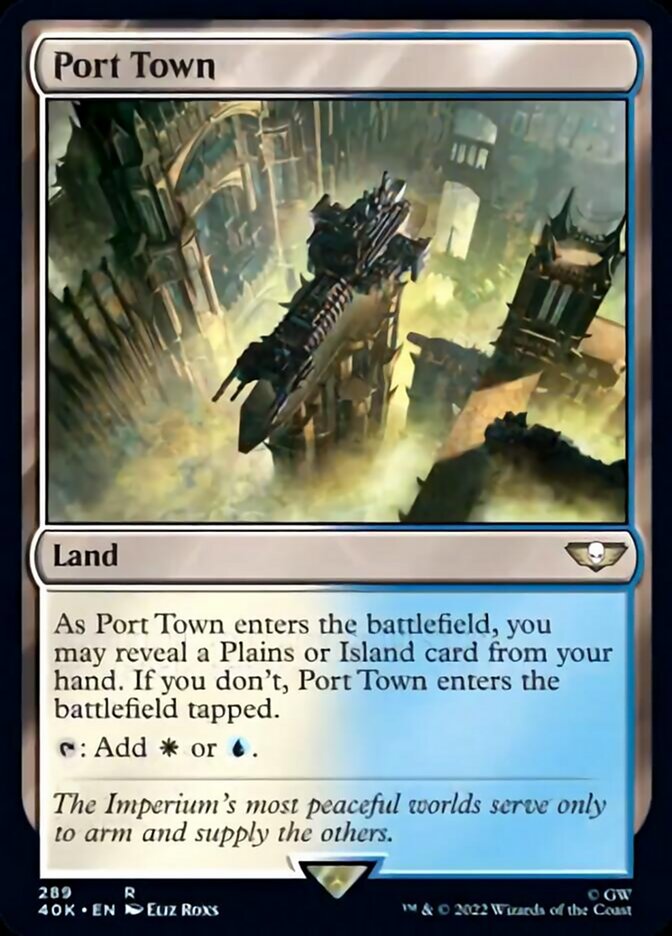 Port Town (Surge Foil) [Warhammer 40,000] | Lots Moore NSW