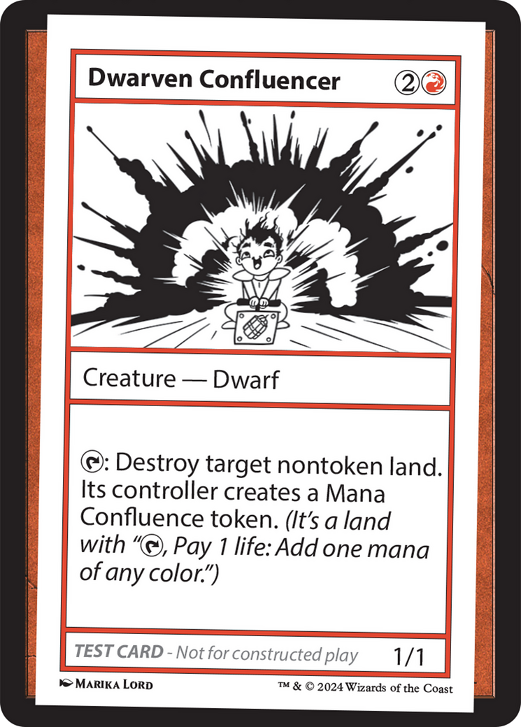Dwarven Confluencer [Mystery Booster 2 Playtest Cards] | Lots Moore NSW