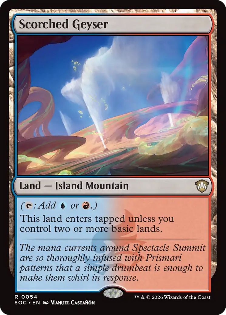 Scorched Geyser [Secrets of Strixhaven Commander] Magic: The Gathering | Lots Moore NSW