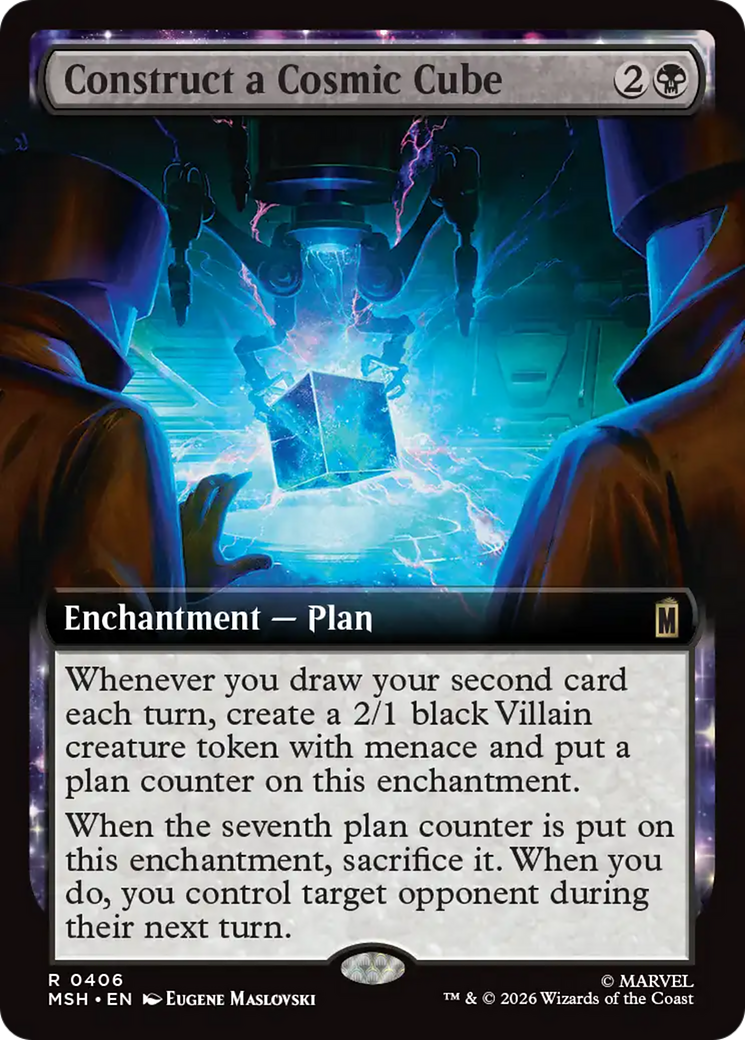 Construct a Cosmic Cube (Extended Art) [Marvel Super Heroes] | Lots Moore NSW