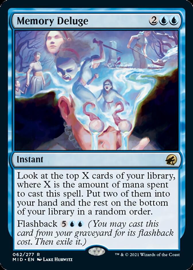 Memory Deluge [Innistrad: Midnight Hunt] | Lots Moore NSW