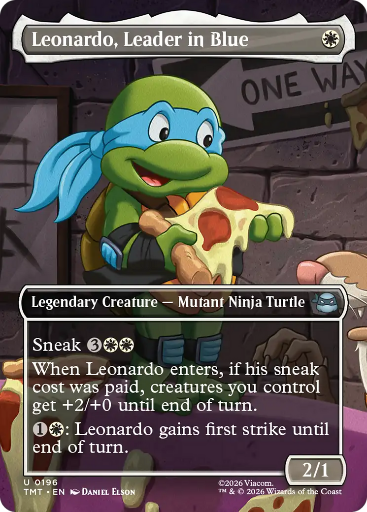 Leonardo, Leader in Blue (Borderless) [Teenage Mutant Ninja Turtles] | Lots Moore NSW