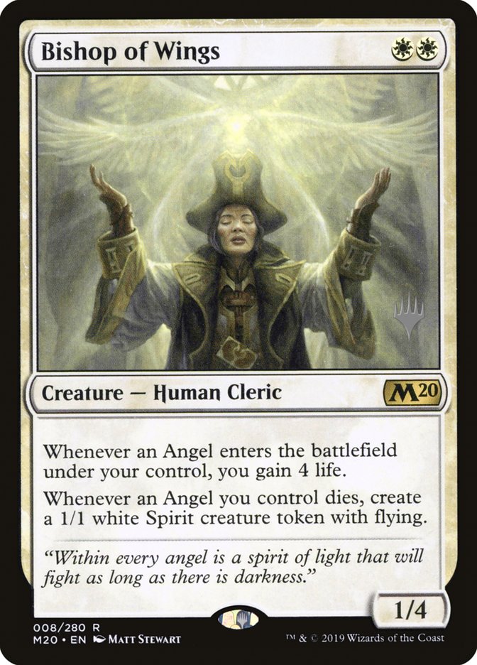 Bishop of Wings (Promo Pack) [Core Set 2020 Promos] | Lots Moore NSW