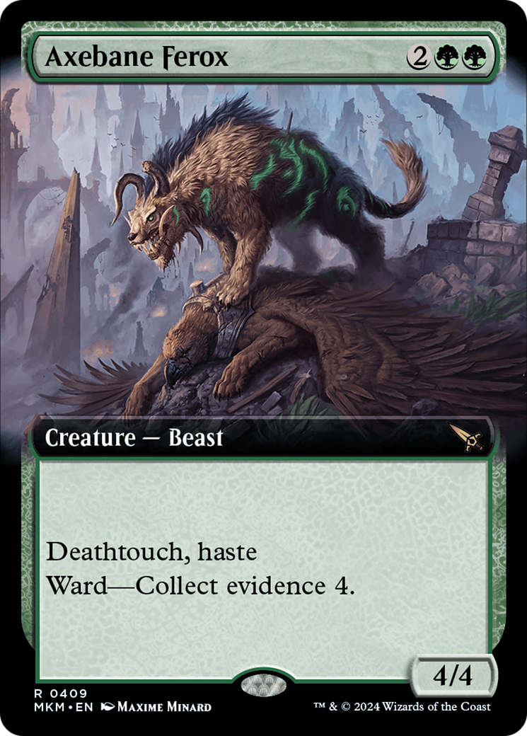 Axebane Ferox (Extended Art) [Murders at Karlov Manor] | Lots Moore NSW