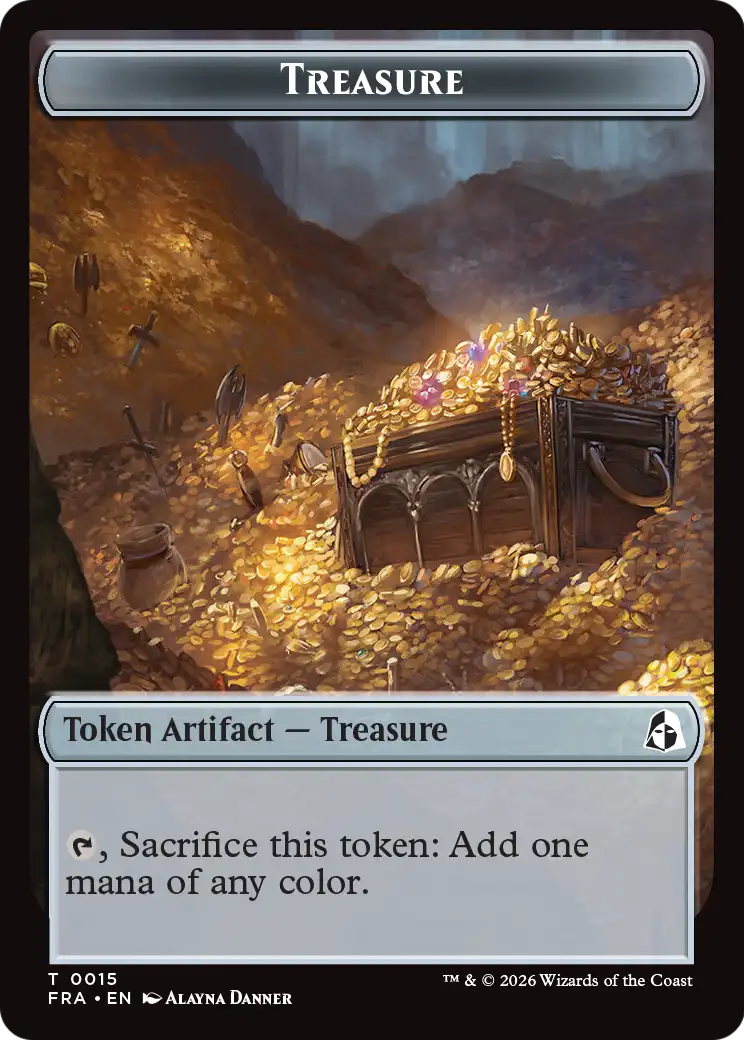 Angel (0003) // Treasure Double-Sided Token [Reality Fracture Tokens] | Lots Moore NSW