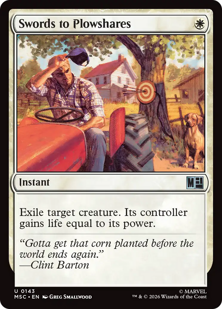Swords to Plowshares [Marvel Super Heroes Commander] | Lots Moore NSW