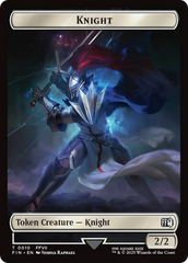 Hero (0002) // Knight Double-Sided Token [FINAL FANTASY Tokens] | Lots Moore NSW