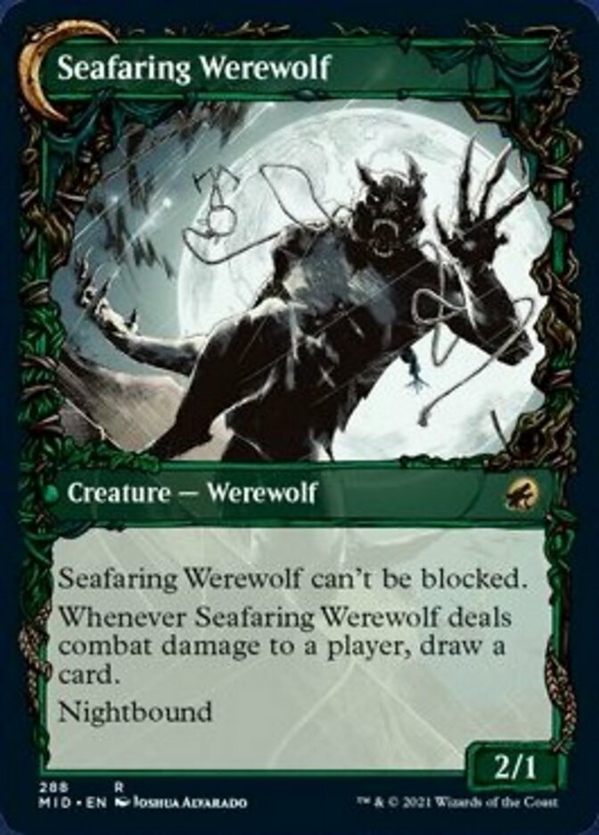 Suspicious Stowaway // Seafaring Werewolf (Showcase Equinox) [Innistrad: Midnight Hunt] | Lots Moore NSW