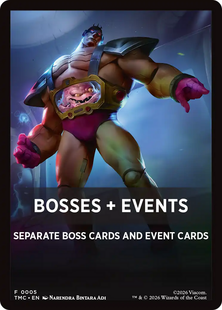 Bosses + Events [Teenage Mutant Ninja Turtles Commander Tokens] | Lots Moore NSW