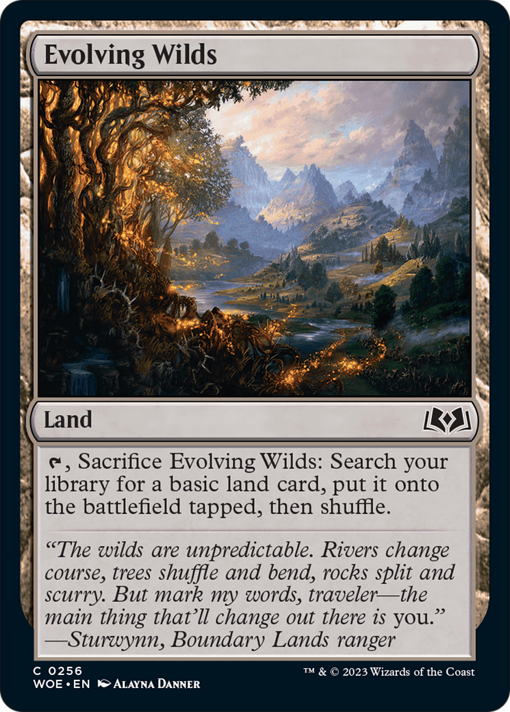 Evolving Wilds [Wilds of Eldraine] | Lots Moore NSW