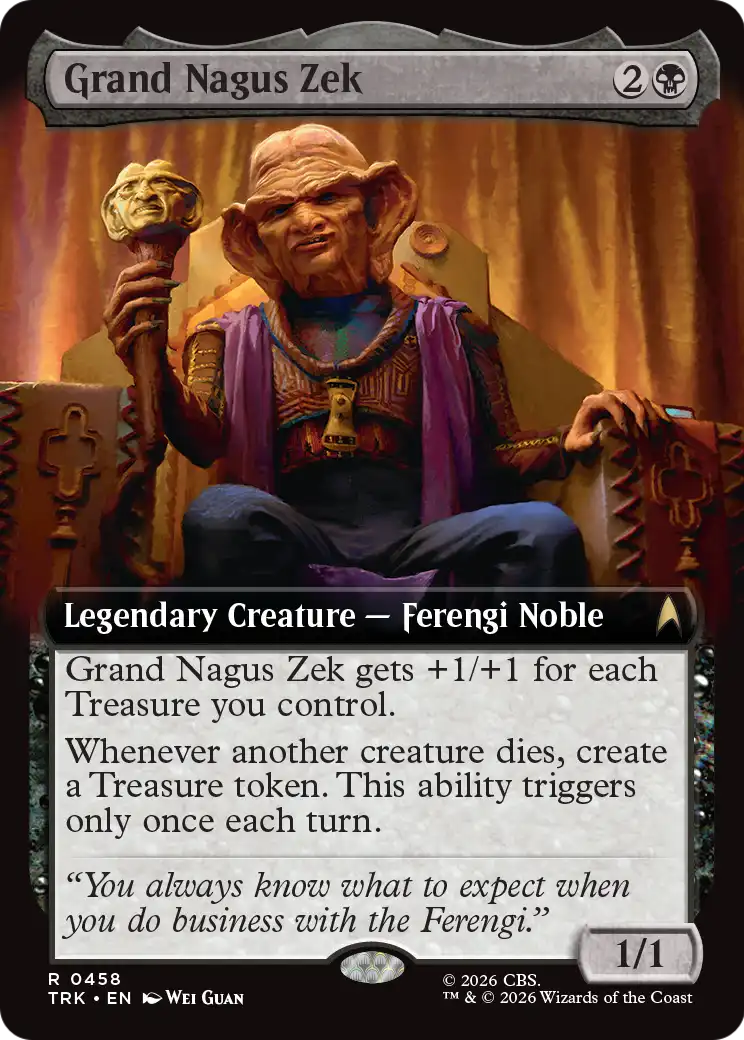 Grand Nagus Zek (Extended Art) [Star Trek] | Lots Moore NSW