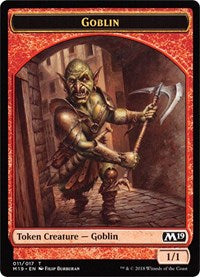 Goblin // Thopter Double-Sided Token (Game Night) [Core Set 2019 Tokens] | Lots Moore NSW