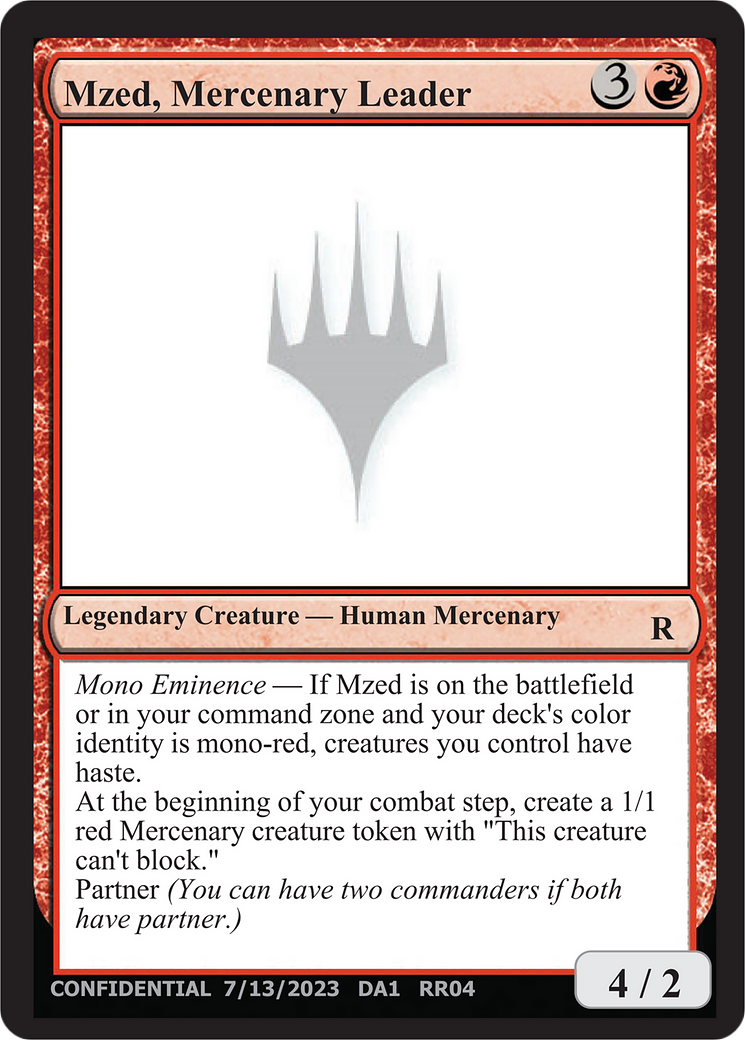 Mzed, Mercenary Leader [Unknown Event] | Lots Moore NSW