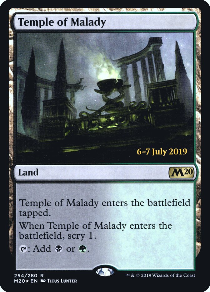 Temple of Malady [Core Set 2020 Prerelease Promos] | Lots Moore NSW