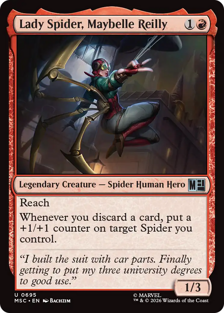 Lady Spider, Maybelle Reilly [Marvel Super Heroes Commander] | Lots Moore NSW