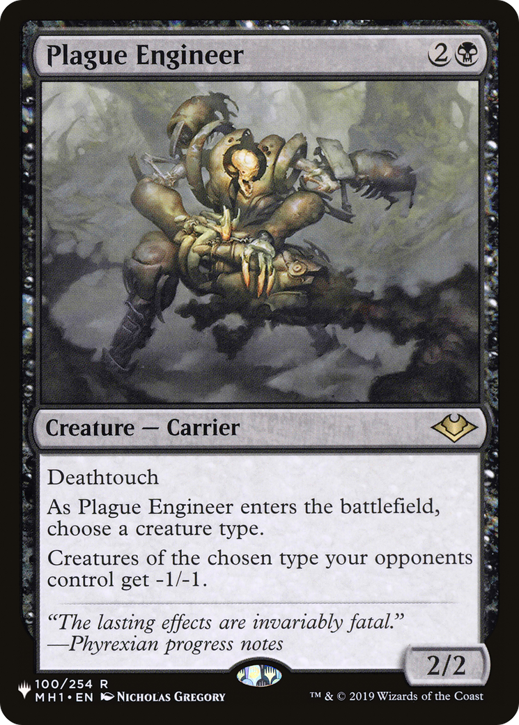 Plague Engineer [The List] | Lots Moore NSW