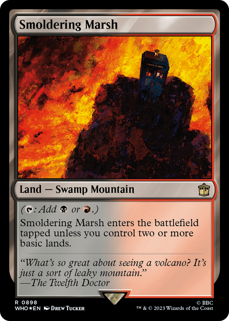 Smoldering Marsh (Surge Foil) [Doctor Who] | Lots Moore NSW