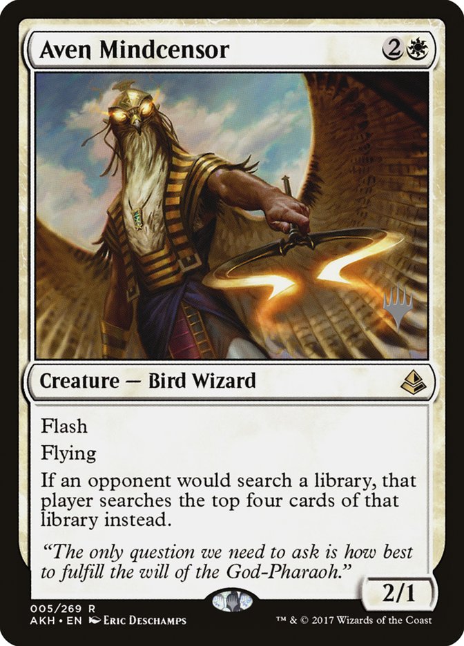 Aven Mindcensor (Promo Pack) [Amonkhet Promos] | Lots Moore NSW