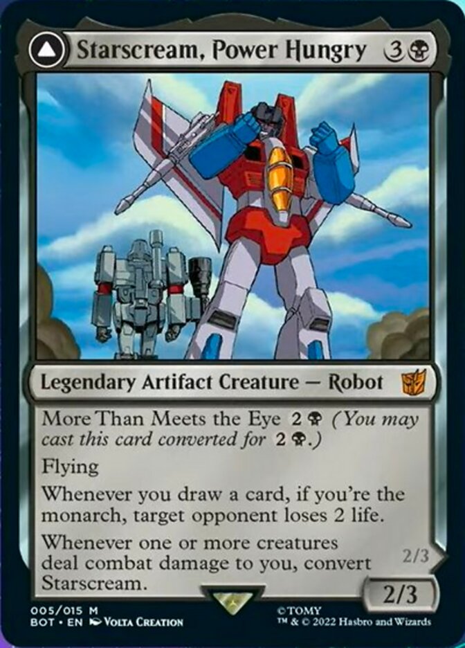 Starscream, Power Hungry // Starscream, Seeker Leader [Transformers] | Lots Moore NSW