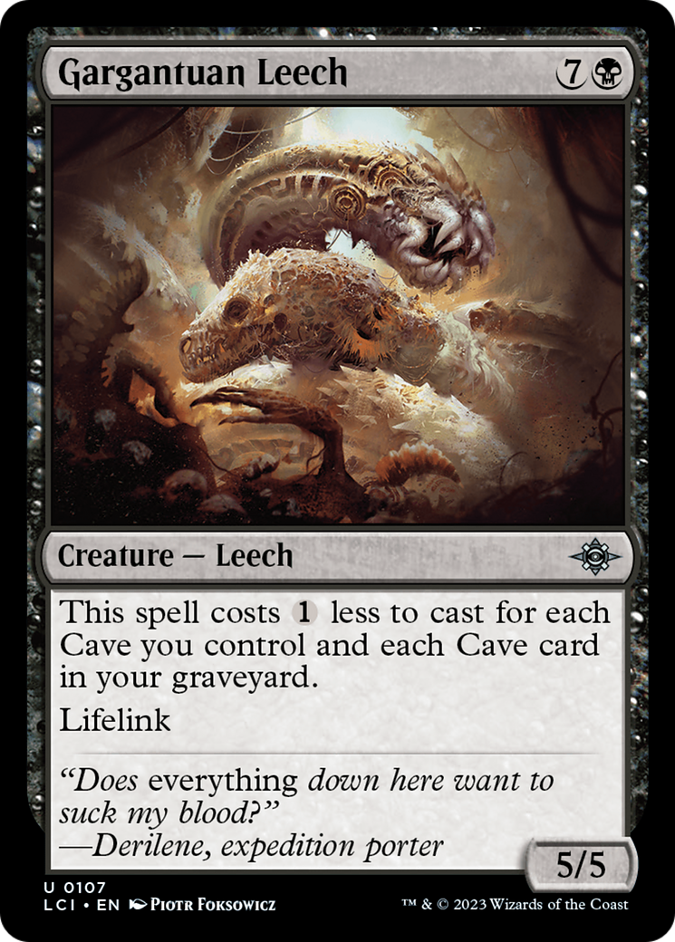 Gargantuan Leech [The Lost Caverns of Ixalan] | Lots Moore NSW