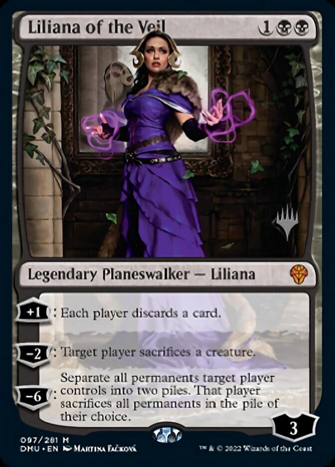 Liliana of the Veil (Promo Pack) [Dominaria United Promos] | Lots Moore NSW