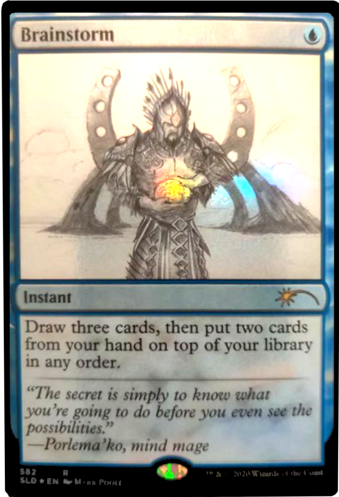 Brainstorm (Sketch) [Secret Lair Drop Promos] | Lots Moore NSW