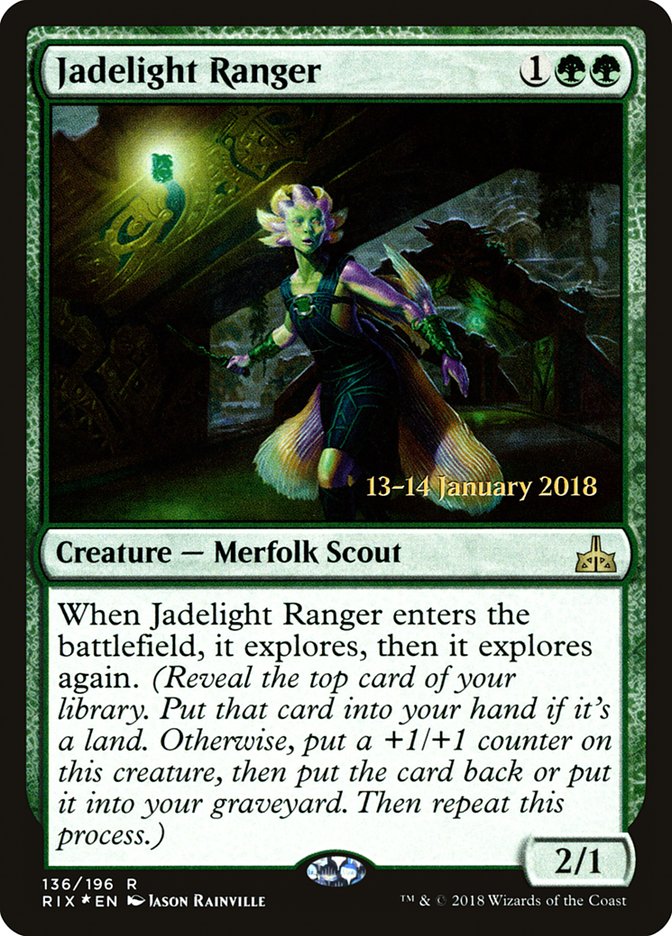 Jadelight Ranger [Rivals of Ixalan Prerelease Promos] | Lots Moore NSW