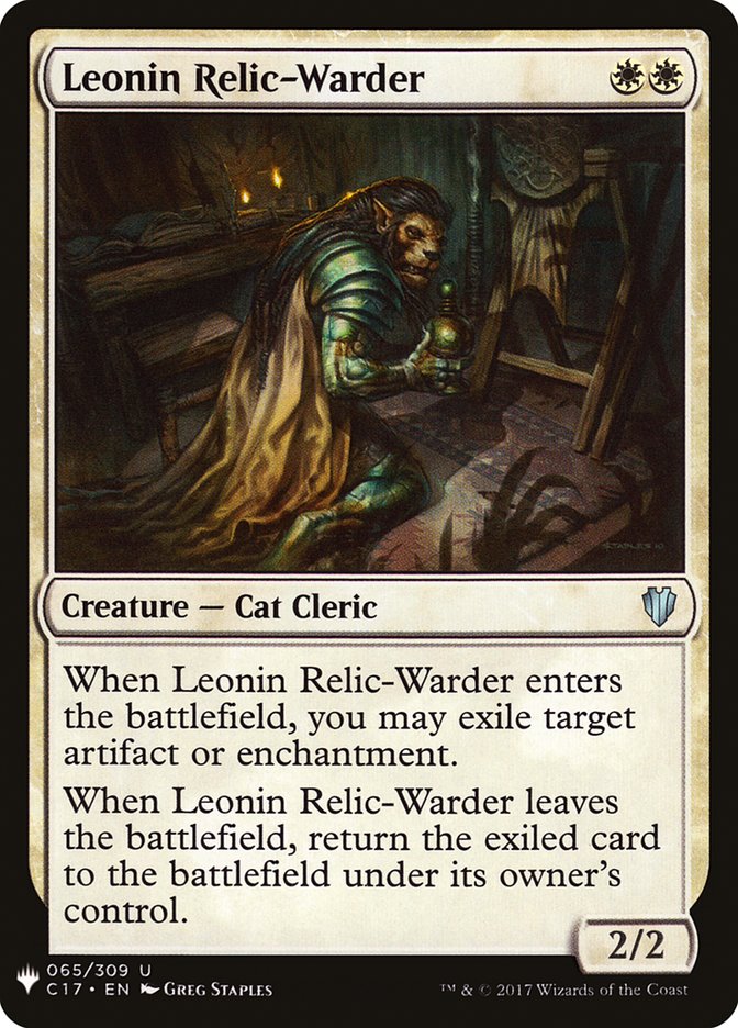 Leonin Relic-Warder [Mystery Booster] | Lots Moore NSW
