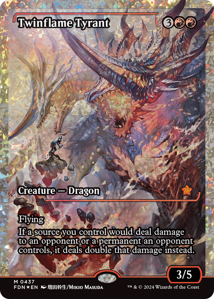 Twinflame Tyrant (Fracture Foil) [Foundations] | Lots Moore NSW