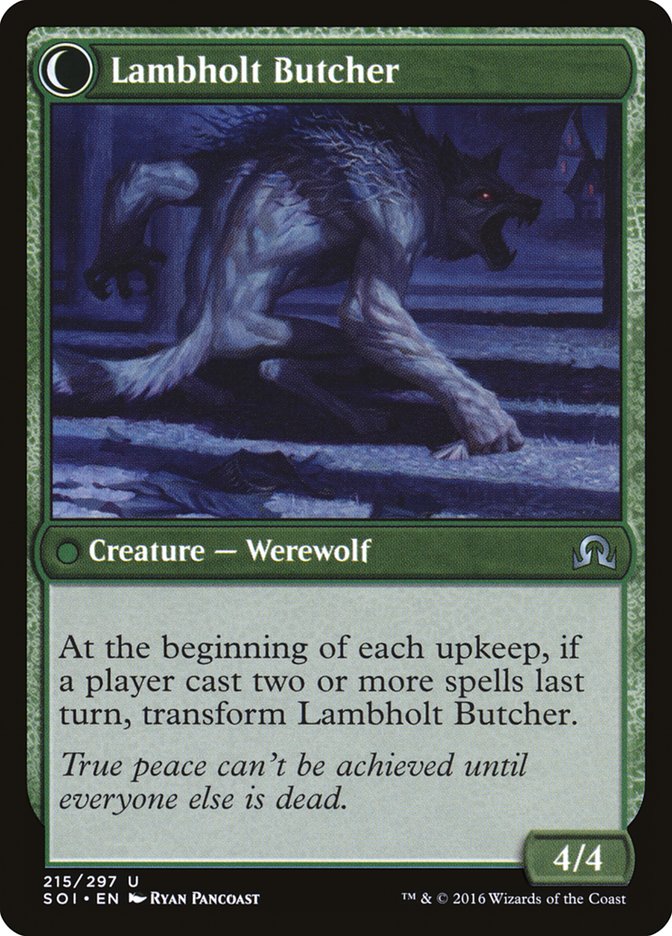 Lambholt Pacifist // Lambholt Butcher [Shadows over Innistrad] | Lots Moore NSW