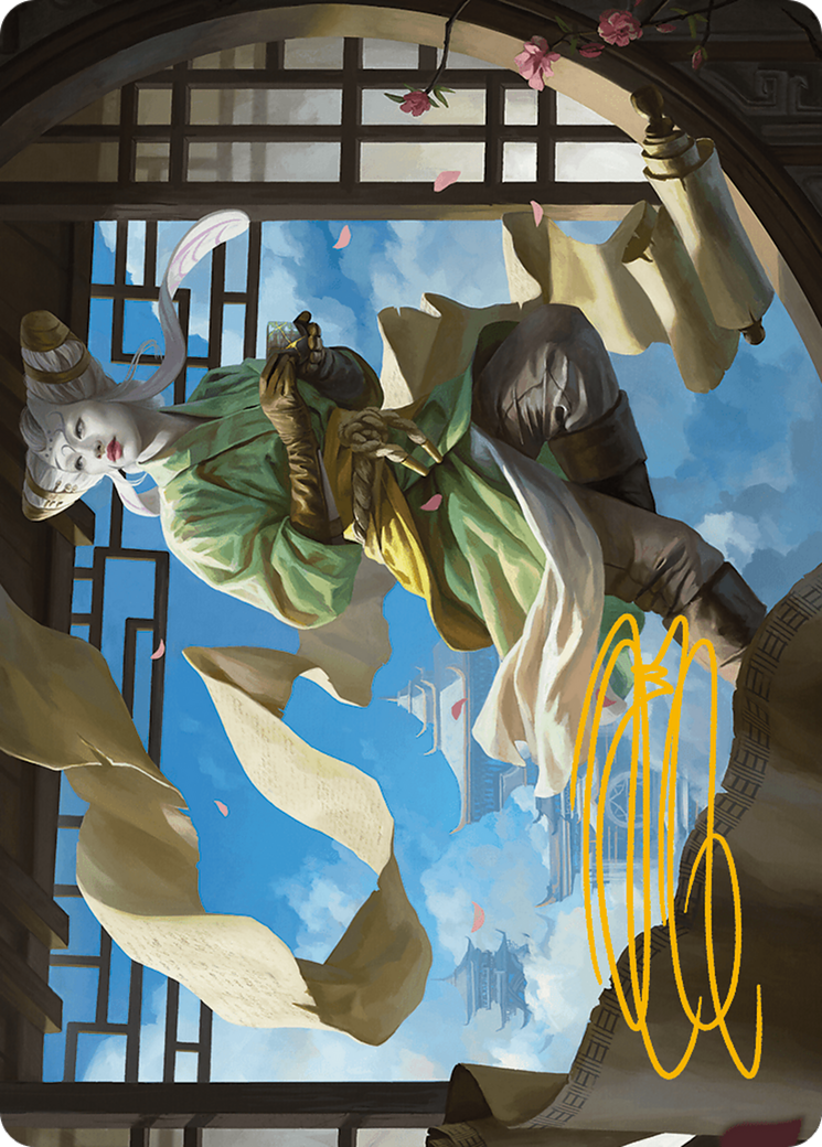 Tamiyo, Inquisitive Student Art Card (Gold-Stamped Signature) [Modern Horizons 3 Art Series] | Lots Moore NSW