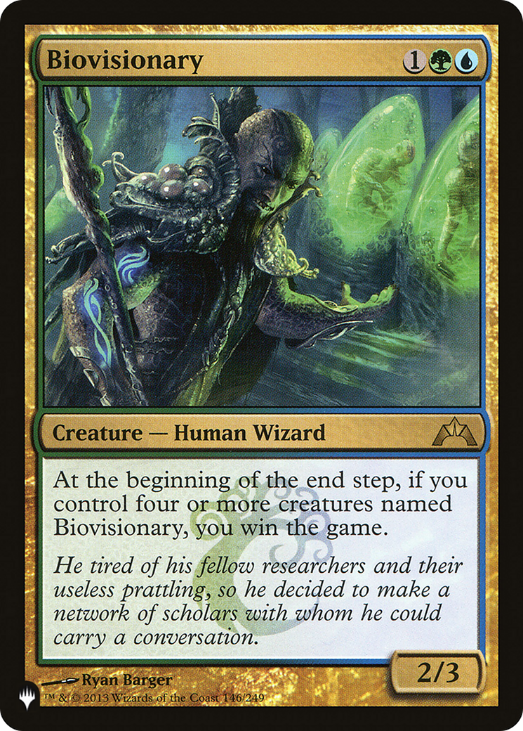 Biovisionary [The List] | Lots Moore NSW
