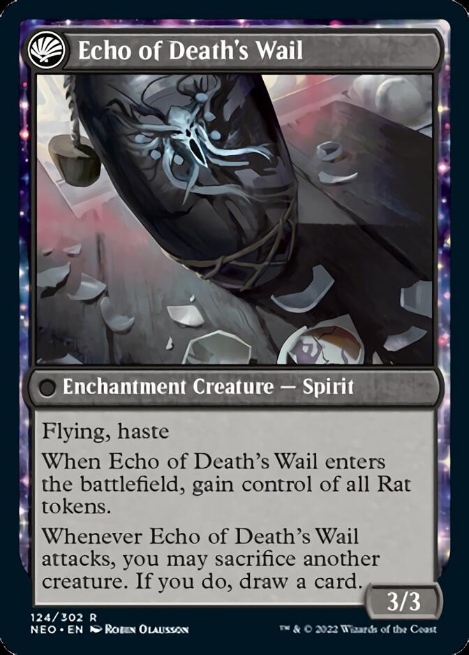 Tribute to Horobi // Echo of Death's Wail [Kamigawa: Neon Dynasty] | Lots Moore NSW