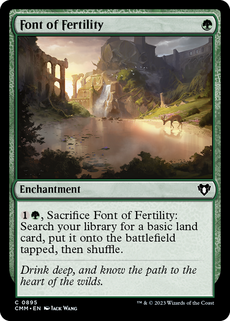 Font of Fertility [Commander Masters] | Lots Moore NSW