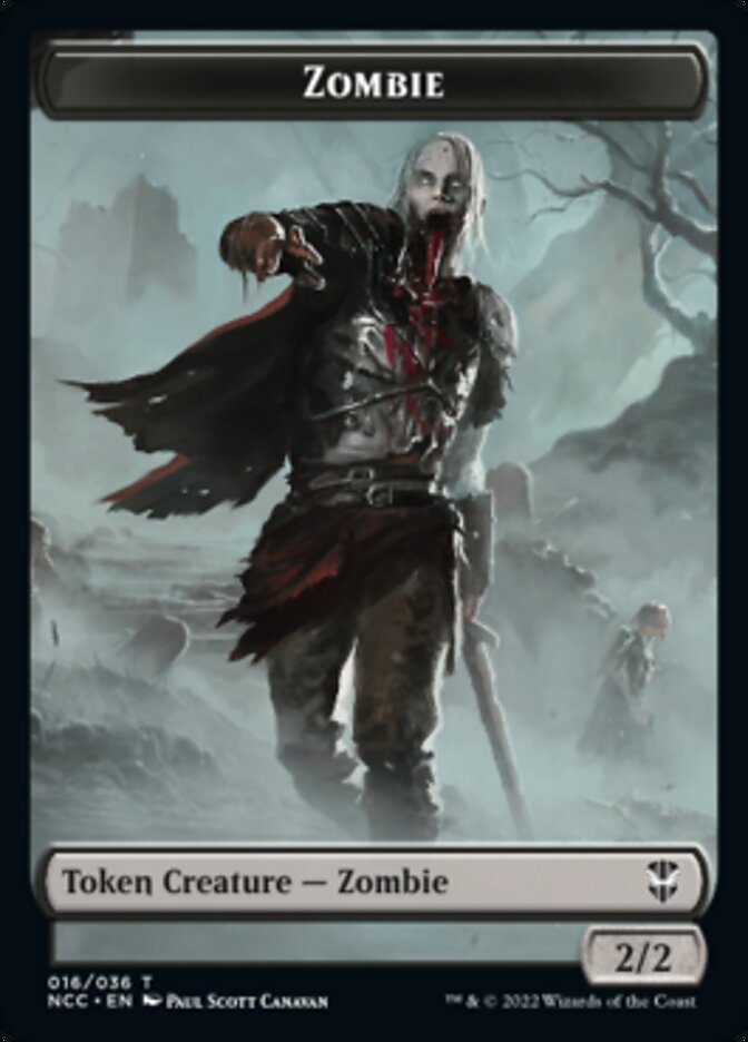 Zombie // Drake Double-Sided Token [Streets of New Capenna Commander Tokens] | Lots Moore NSW