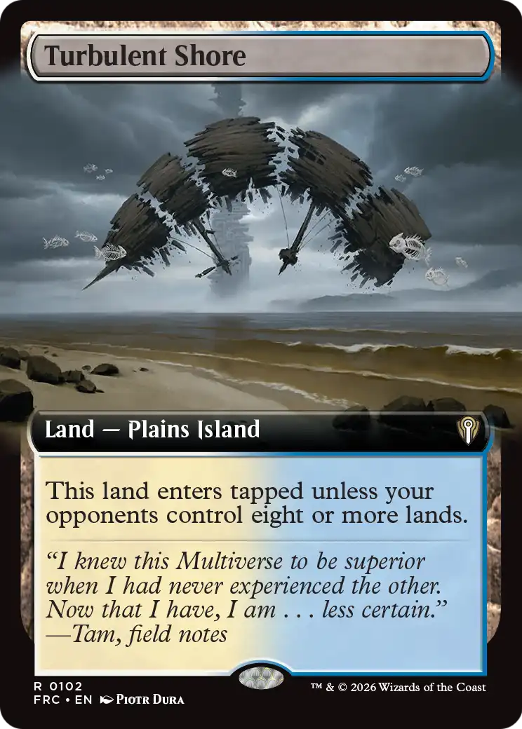 Turbulent Shore (Extended Art) [Reality Fracture Commander] | Lots Moore NSW