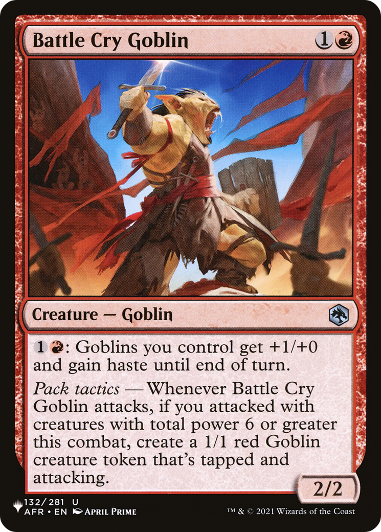 Battle Cry Goblin [The List Reprints] | Lots Moore NSW