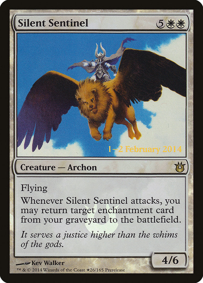 Silent Sentinel [Born of the Gods Prerelease Promos] | Lots Moore NSW